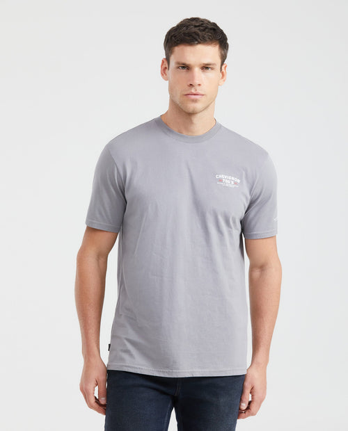 Men's Classic Fit Graphic T-Shirt Front-Back Print in Cotton - 1