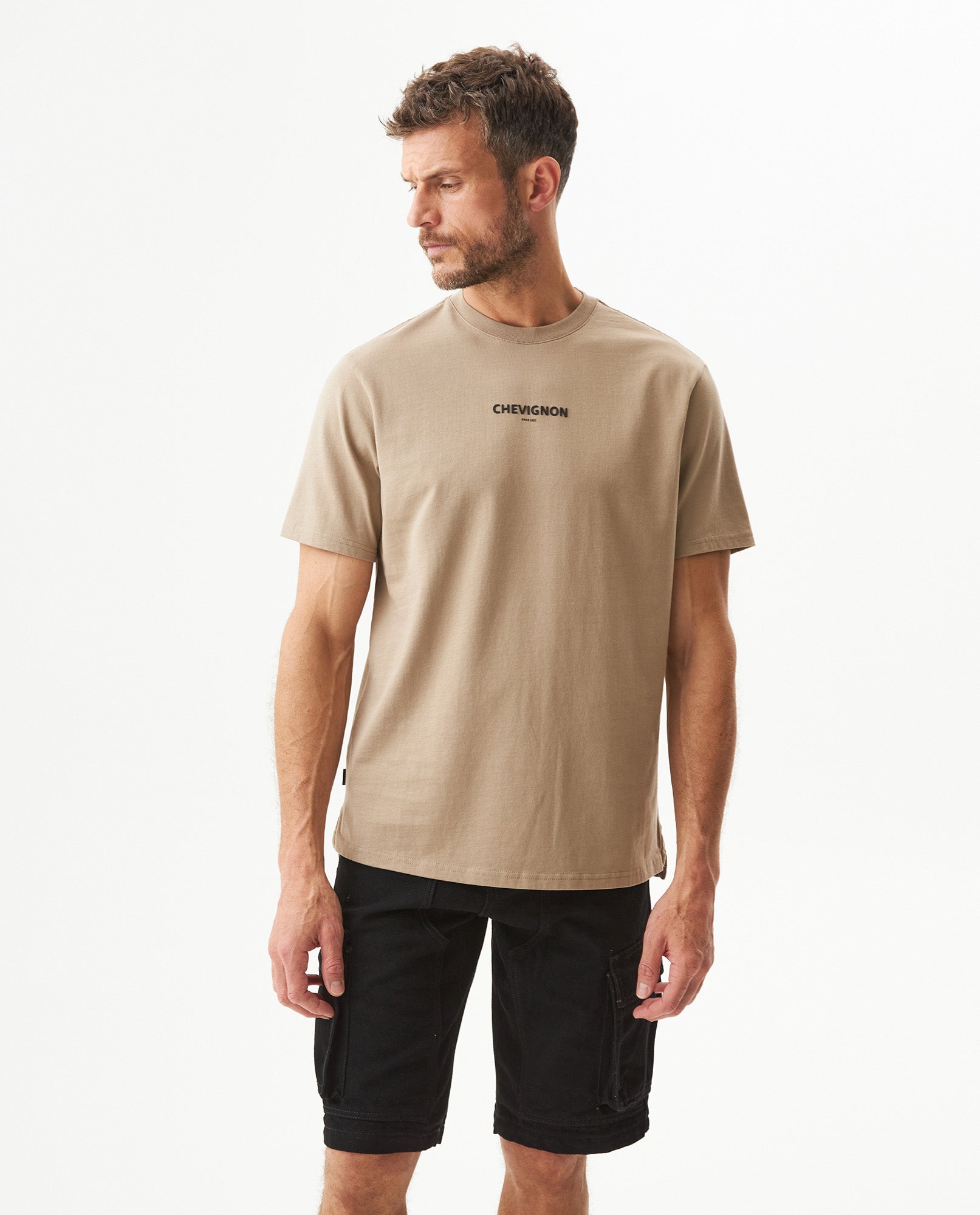 Men's Classic Fit T-shirt in Cotton, Elegant - 2